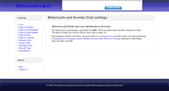 Desktop Screenshot of motorcycle.org.uk