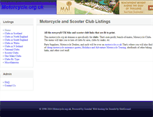 Tablet Screenshot of motorcycle.org.uk