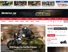 Tablet Screenshot of motorcycle.com